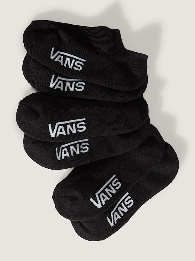 Vans Classic Kick 3 Pack Socks | BLACK (BLK)