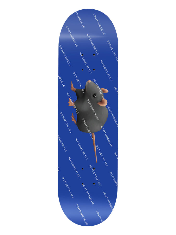 Sci-Fi Fantasy Ryan Lat Rat Skateboard Deck | BLUE