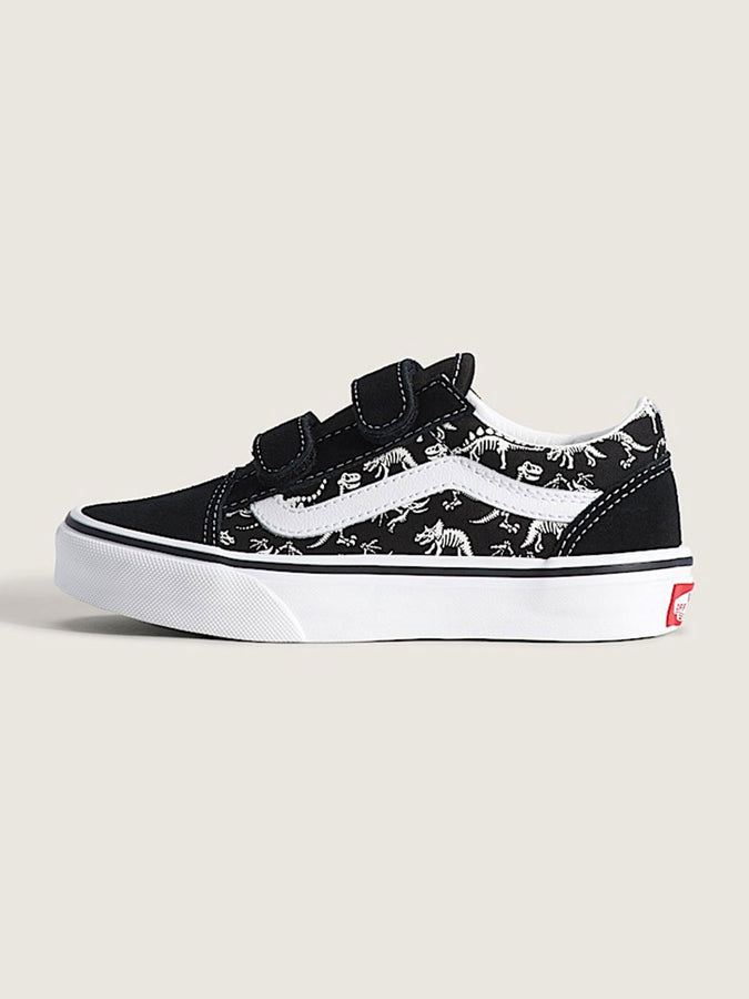Vans Old Skool V Dinobones Glow Black Shoes Fall 2026 | GLOW BLACK (CJK)