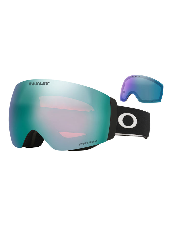Oakley Flight Deck Pro M Matte Black/Prizm Sapphire + Prizm Iced Goggle | MATTE BLACK/PRIZM SAPPHIRE