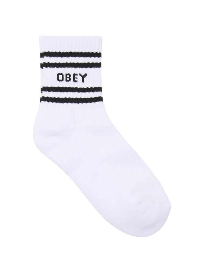 Obey Coop Sock | WHITE/BLACK (BLK)