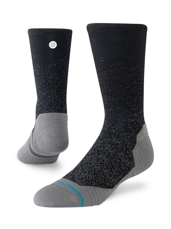 Stance Run Powder Split Light Black Socks | BLACK (BLK)