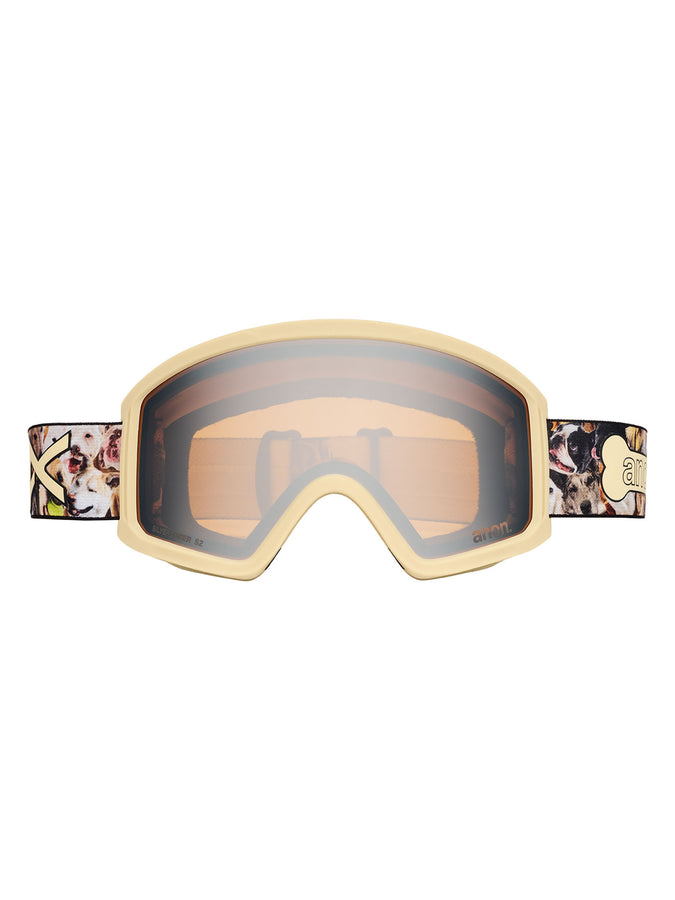 Anon Tracker 2.0 + Mifi Face Mask Goggle | SHOP DOGS/SILVER AMBER (E9B)