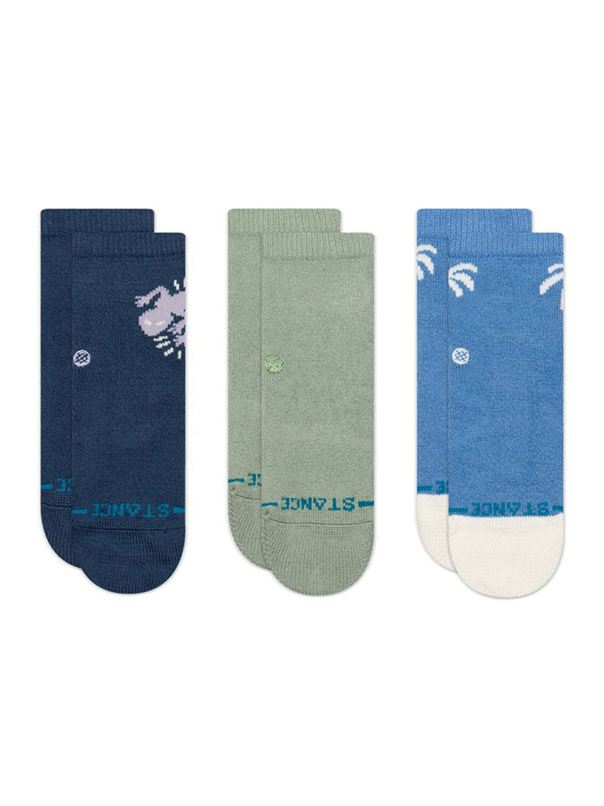 Stance Gecko 3 Pack Socks Spring 2026 | MULTI (MUL)