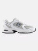 New Balance 530 White/Metallic Silver/Black Shoes Fall 2026
