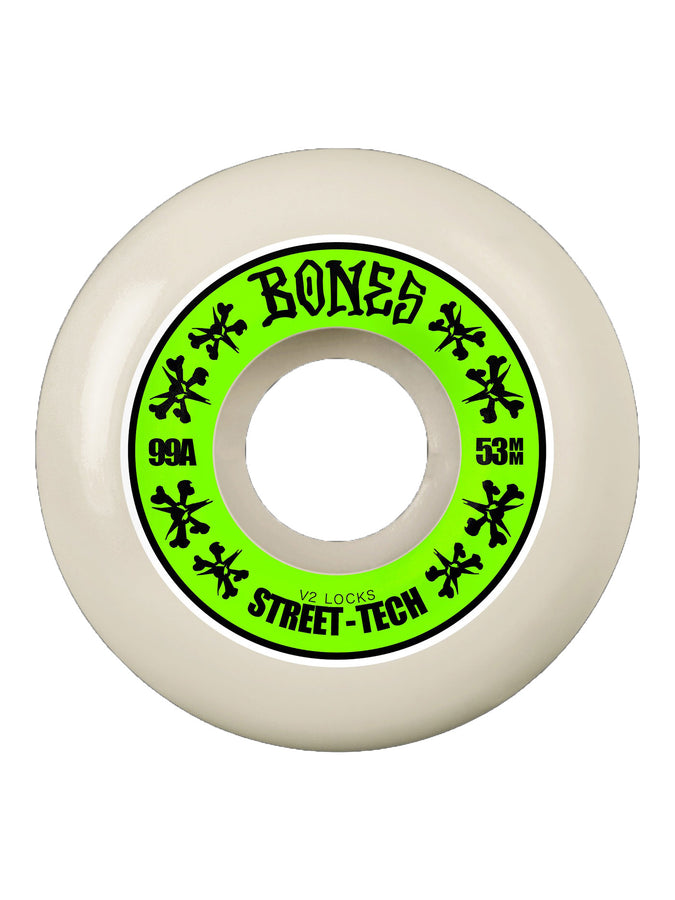 Bones Stf Lock V2 99A Skateboard Wheels | NATURAL