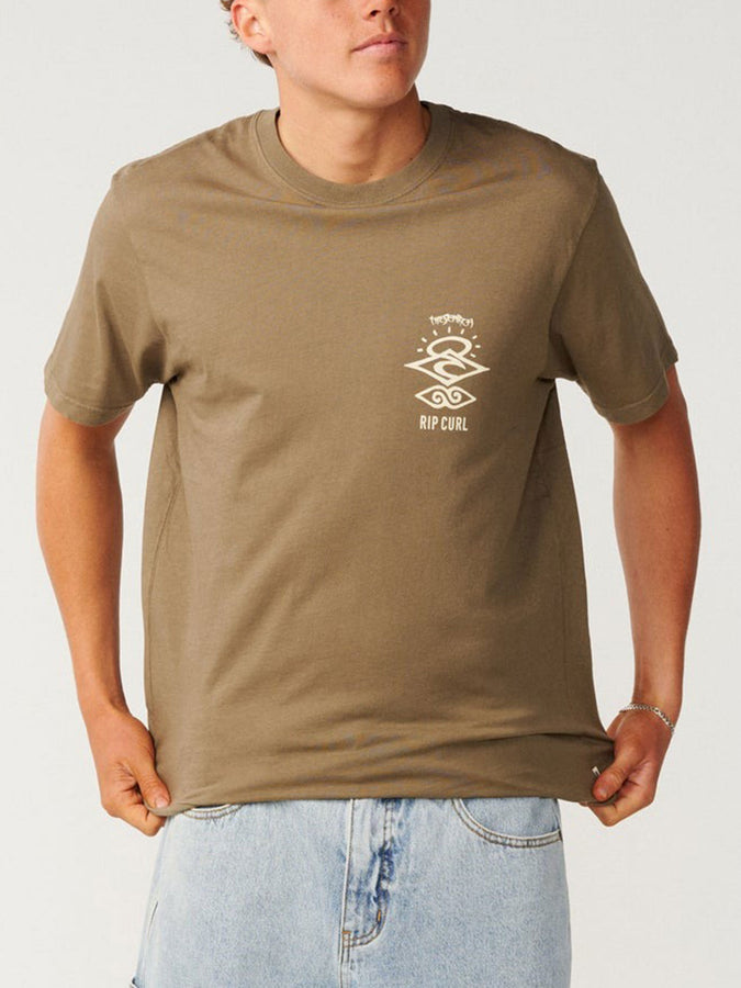 Rip Curl Search Icon T-Shirt Fall 2026 | WALNUT (0309)
