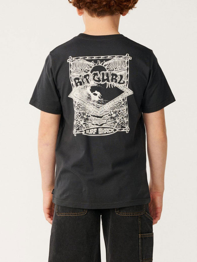 Rip Curl Surf Shack Art T-Shirt Fall 2026 | WASHED BLACK (8264)
