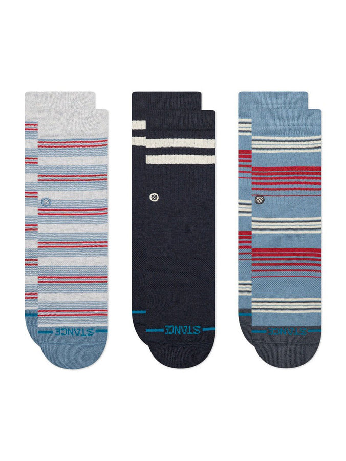 Stance Easton 3 Pack Socks | BLUE (BLU)