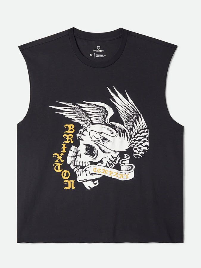 Brixton Wolcott Worn In Muscle Tank Top Summer 2026 | BLACK