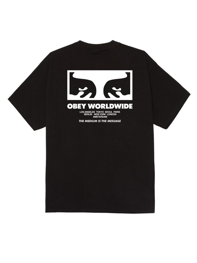 Obey The Medium Is The Message T-Shirt Fall 2026 | BLACK (BLK)