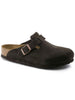 Birkenstock Boston Soft Footbed Suede R Mocha Shoes Fall 2026