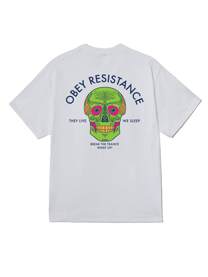 Obey Resistance Skull T-Shirt Fall 2026 | WHITE (WHT)