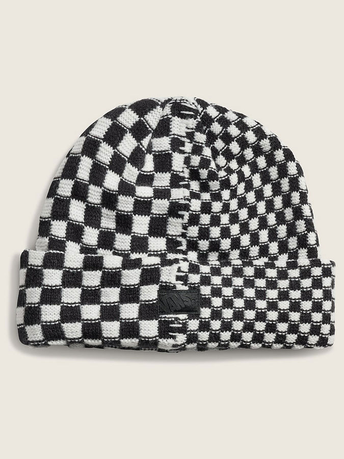 Vans Two Check Beanie Winter 2027 | BLACK/WHITE (Y28)