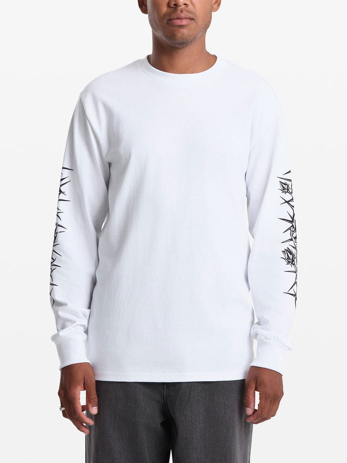 Volcom Die By The Stone Long Sleeve T-Shirt Spring 2026 | WHITE (WHT)