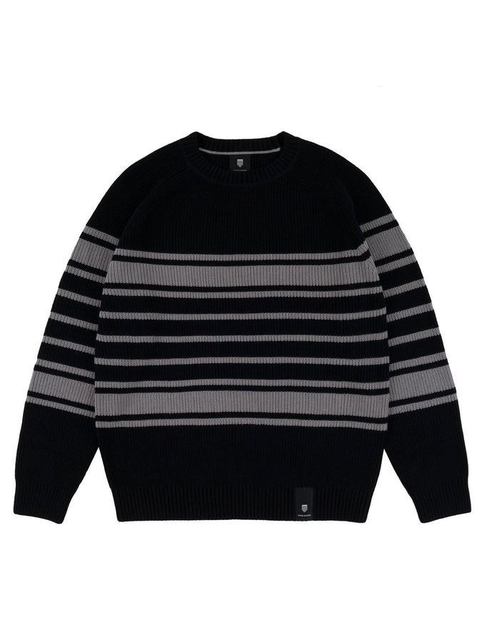 Chain To Bank Lined Up Sweater Fall 2026 | BLACK