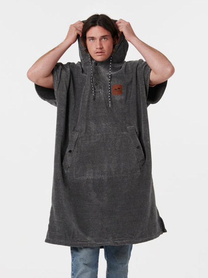 Slowtide The Digs Heather Grey Poncho Towel | HEATHER GREY