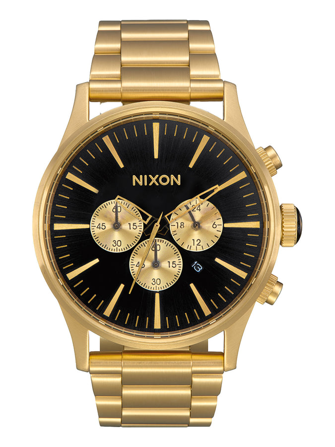 Nixon Sentry Chrone All Gold/Black Watch | ALL GOLD/BLACK (510)
