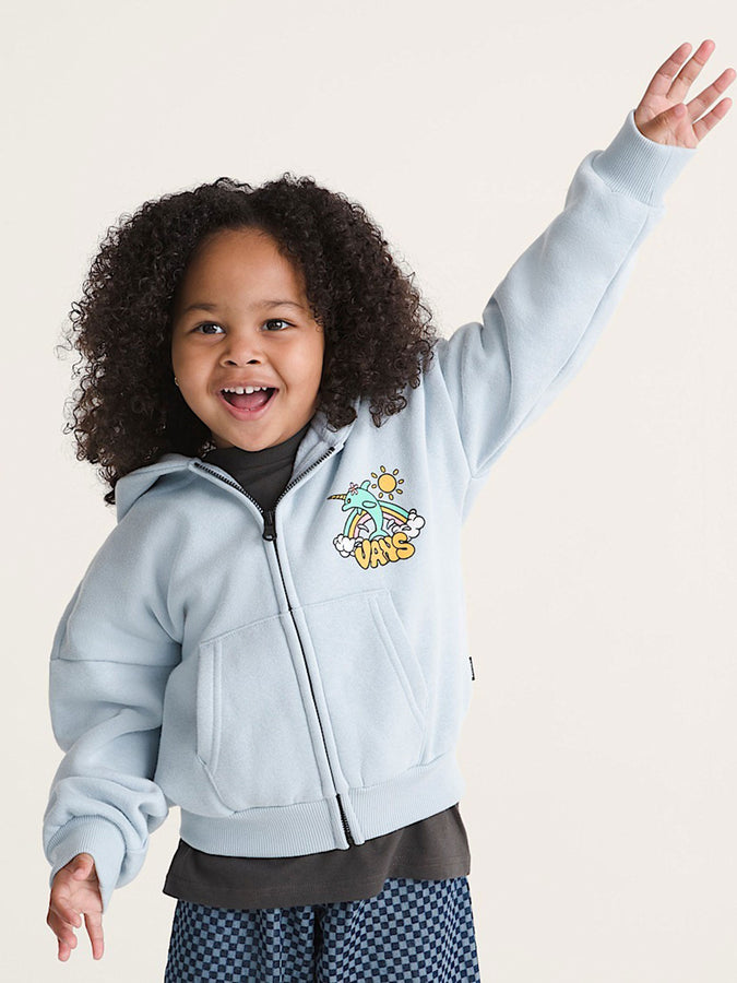 Vans Flippercorn Zip Hoodie Fall 2026 | SOFT SLATE (H90)