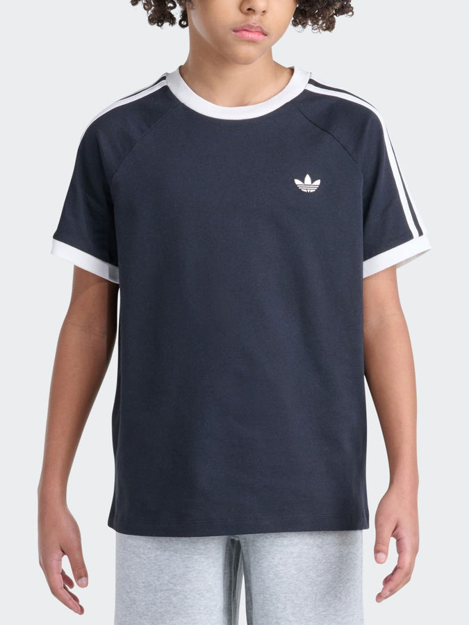 Adidas 3 Stripes Ringer Black T-Shirt Fall 2026 | BLACK