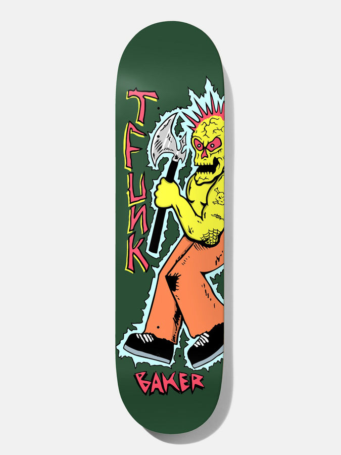 Baker T-Funk Axe Man 8.38’ Skateboard Deck | GREEN