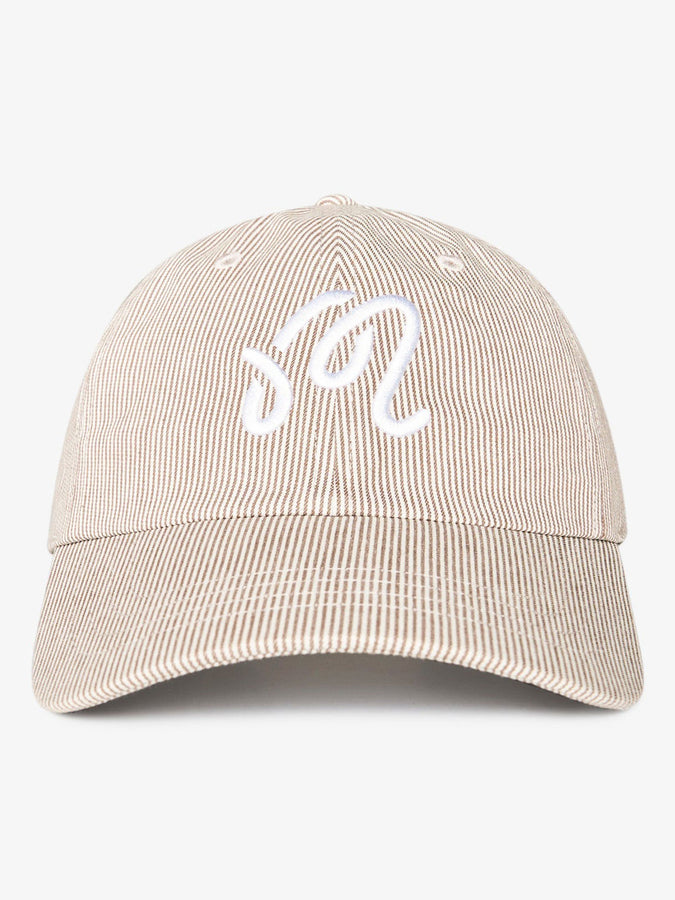 Malbon Hickory Dad Strapback Hat | HICKORY BROWN STRIPE