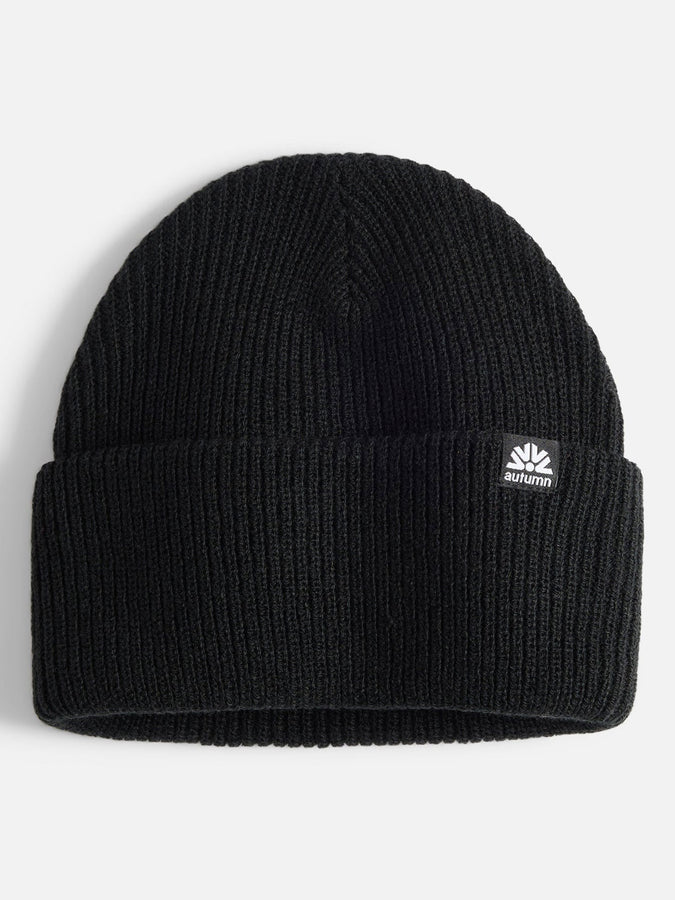 Autumn Simple Solid Beanie | BLACK
