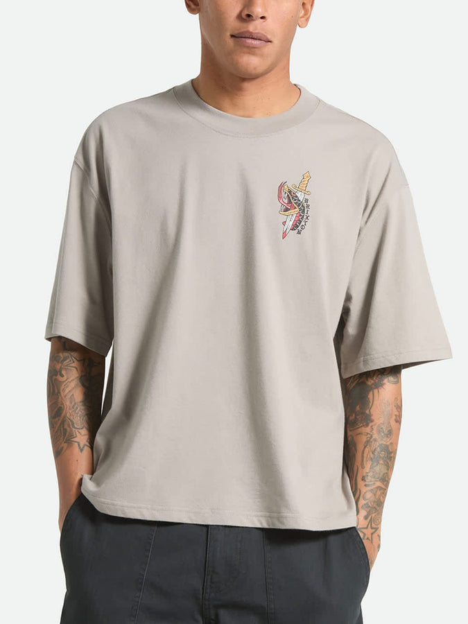Sword Boxed Crop T-Shirt Summer 2026 | PEBBLE STONE