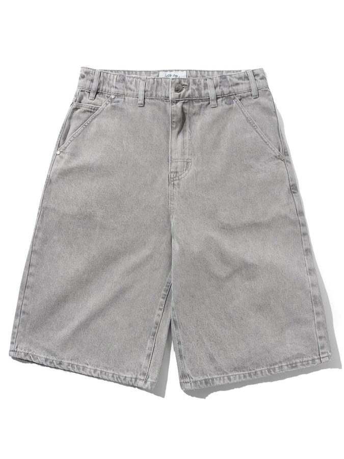 Cash Only Club Denim Shorts Fall 2026 | WASHED GREY