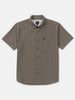 Rvca Dayshift Workwear Stripe Short Sleeve Buttondown Shirt Fall 2026