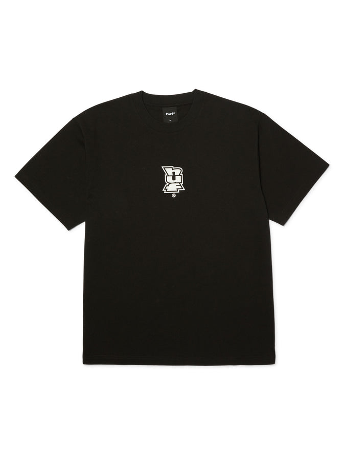 Huf Megablast Core T-Shirt Spring 2026 | BLACK/WHITE