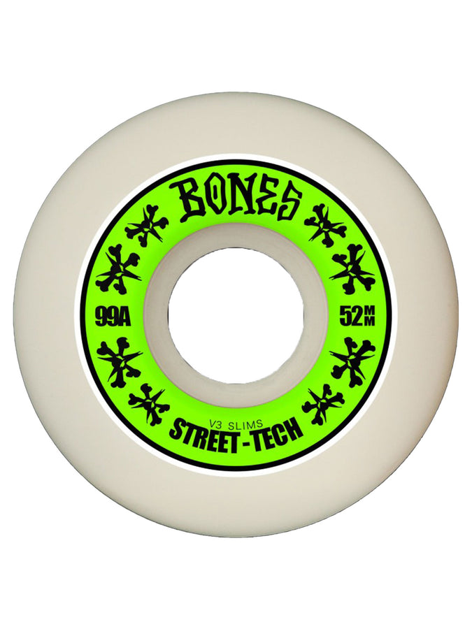 Bones Stf Slim V3 99A Skateboard Wheels | NATURAL