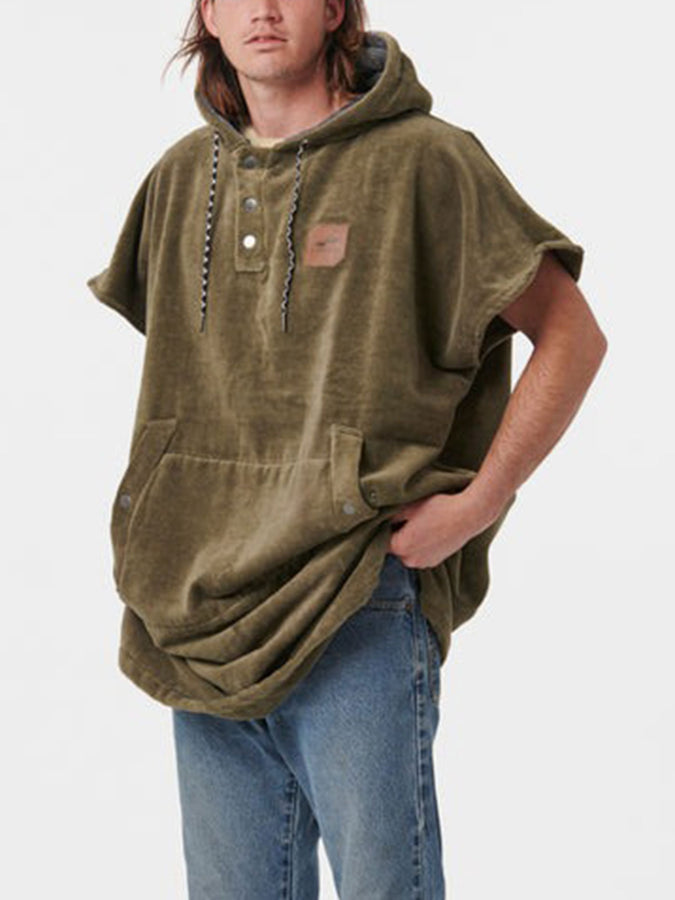 Slowtide The Digs Green Poncho Towel | GREEN