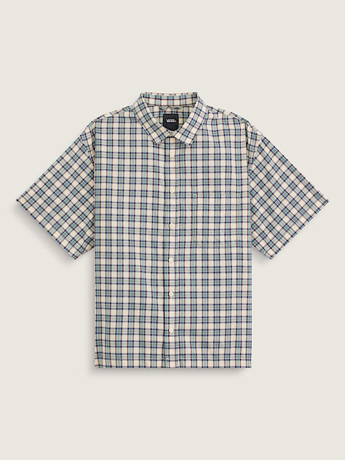 Vans Larkspur Timber Short Sleeve Shirt Fall 2026 | ALMOND CRISP (GRZ)