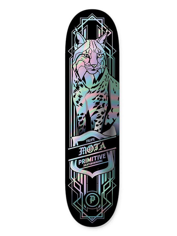 Primitive Spectra Mota Lynx 8.25’’ Skateboard Deck | BLACK/HOLOGRAPHIC FOIL