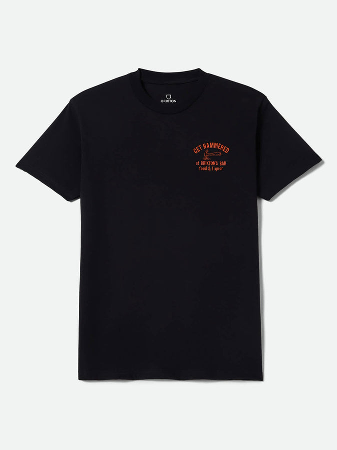 Brixton Hammered T-Shirt Holiday 2026 | BLACK