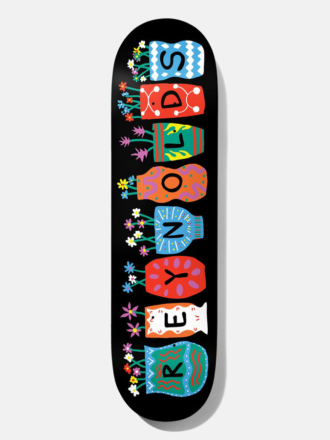 Baker Andrew Reynolds Pots And Flowers 8.5’’ Skateboard Deck | BLACK
