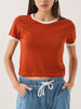 Brixton Carefree Organic Garment Dye Ringer T-Shirt Fall 2026