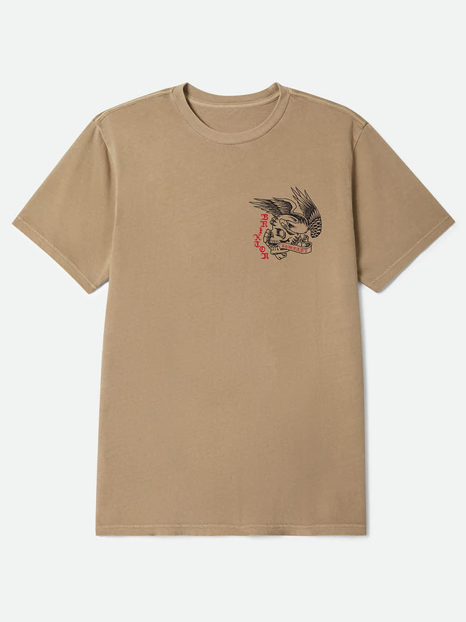 Brixton Wolcott T-Shirt Summer 2026 | TIMELESS TAUPE WORN WASH