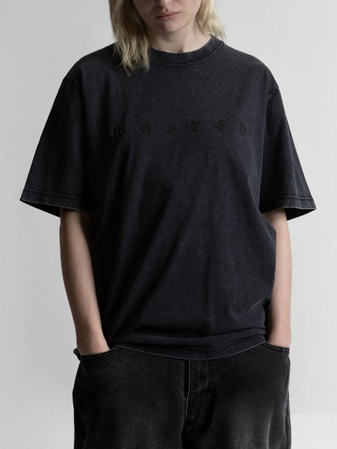 Wasted Paris Splinter Faded T-Shirt Spring 2026 | FADED BLACK