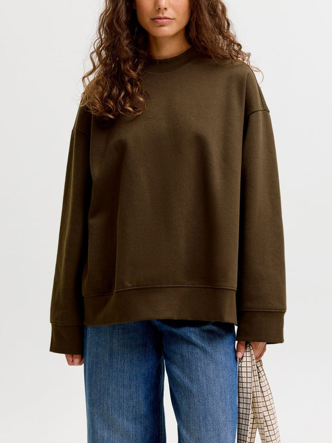 Jjxx Sophia Boxy Crewneck Sweatshirt Fall 2026 | DEMITASSE