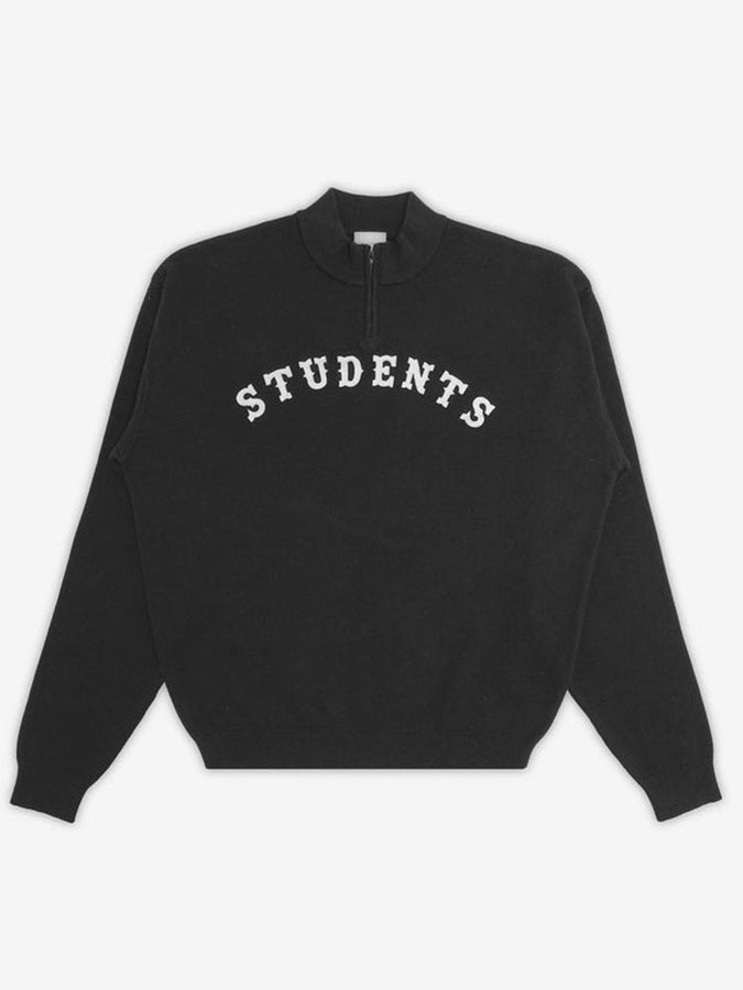Student Giovant 1/4 Zip Sweater Summer 2026 | BLACK