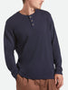 Brixton Vintage Ribbed Henley Long Sleeve T-Shirt Holiday 2025