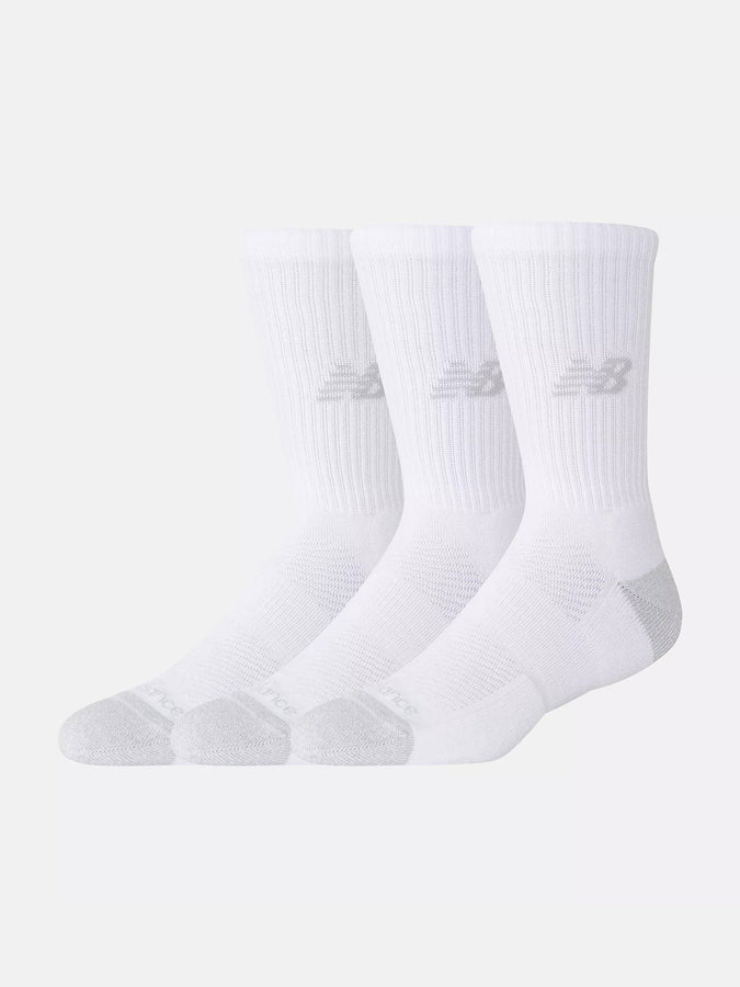 New Balance Active 3 Pack Socks | WHITE