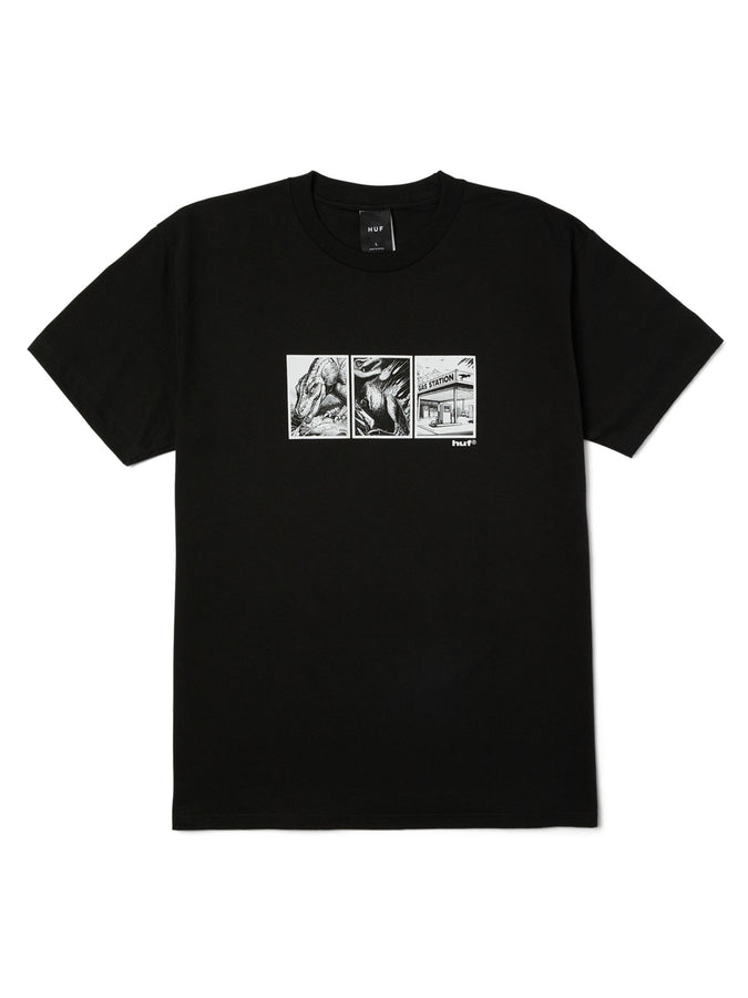 Huf Fossil Fuel T-Shirt Spring 2026 | BLACK