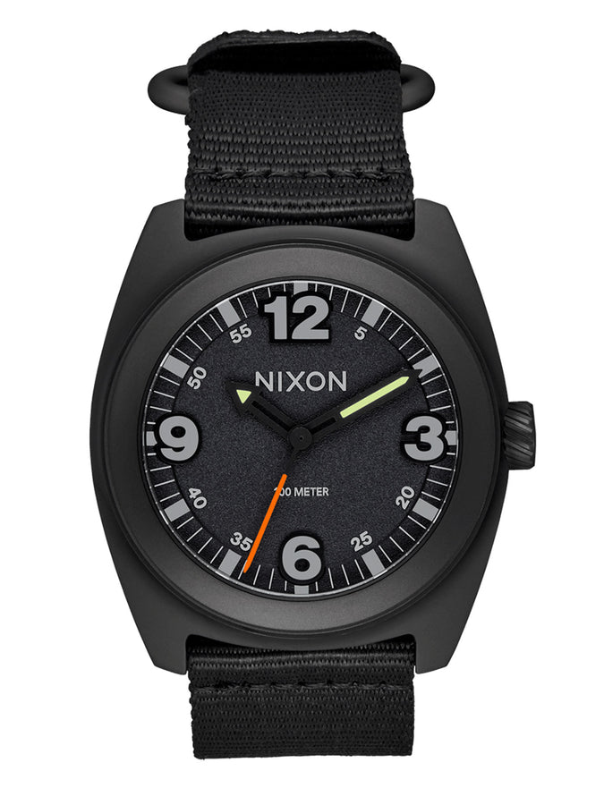 Nixon Clutch 42 All Matte Black/Black Watch | ALL MATTE BLACK/BLACK (3086)