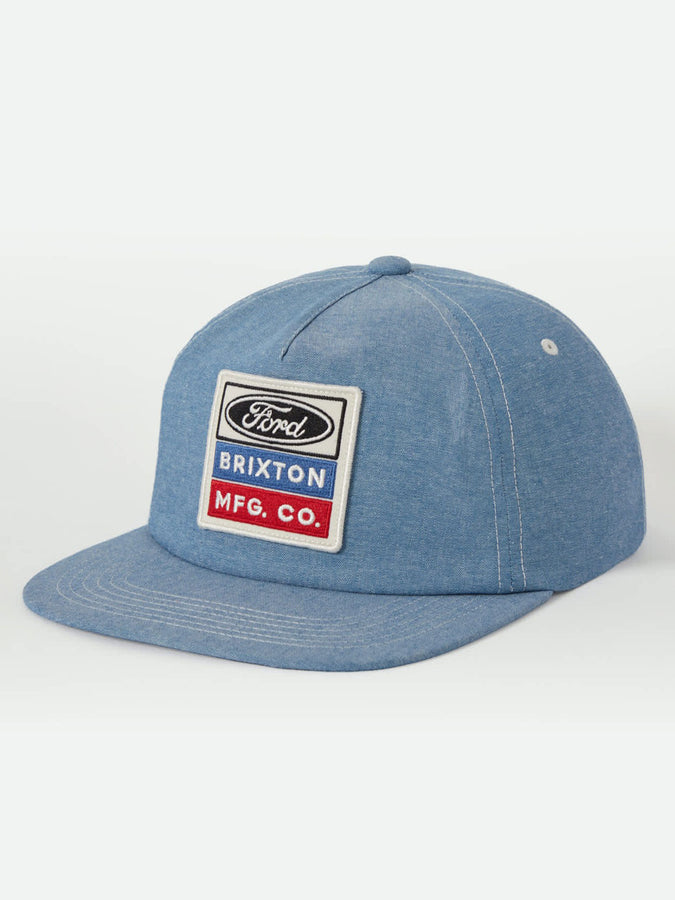 Ford x Brixton Service Dept Snapback Hat | BLUE CHAMBRAY
