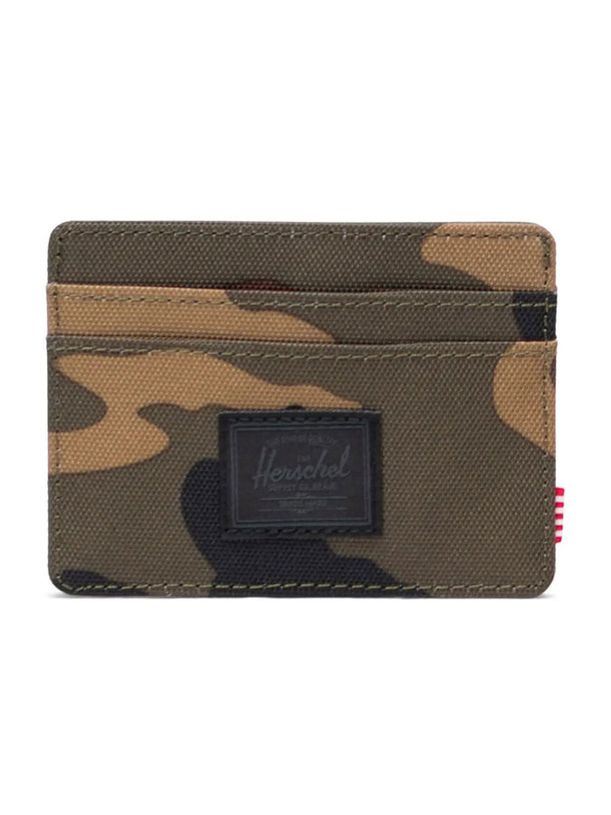 Herschel Charlie Cardholder Wallet | WOODLND CAMO/BLK LABEL (07129)