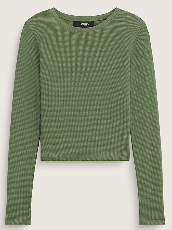 Vans Teri Waffle 2.0 Long Sleeve T-Shirt Fall 2026 | GREEN BALSAM (GRK)