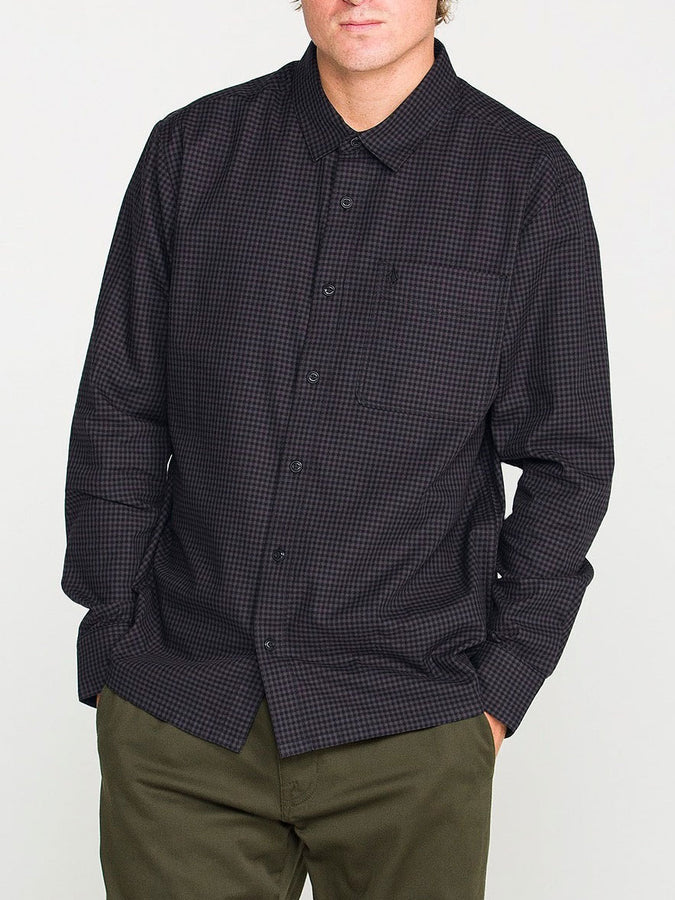 Volcom Glasnow Long Sleeve Buttondown Shirt Fall 2026 | BLACK (BLK)
